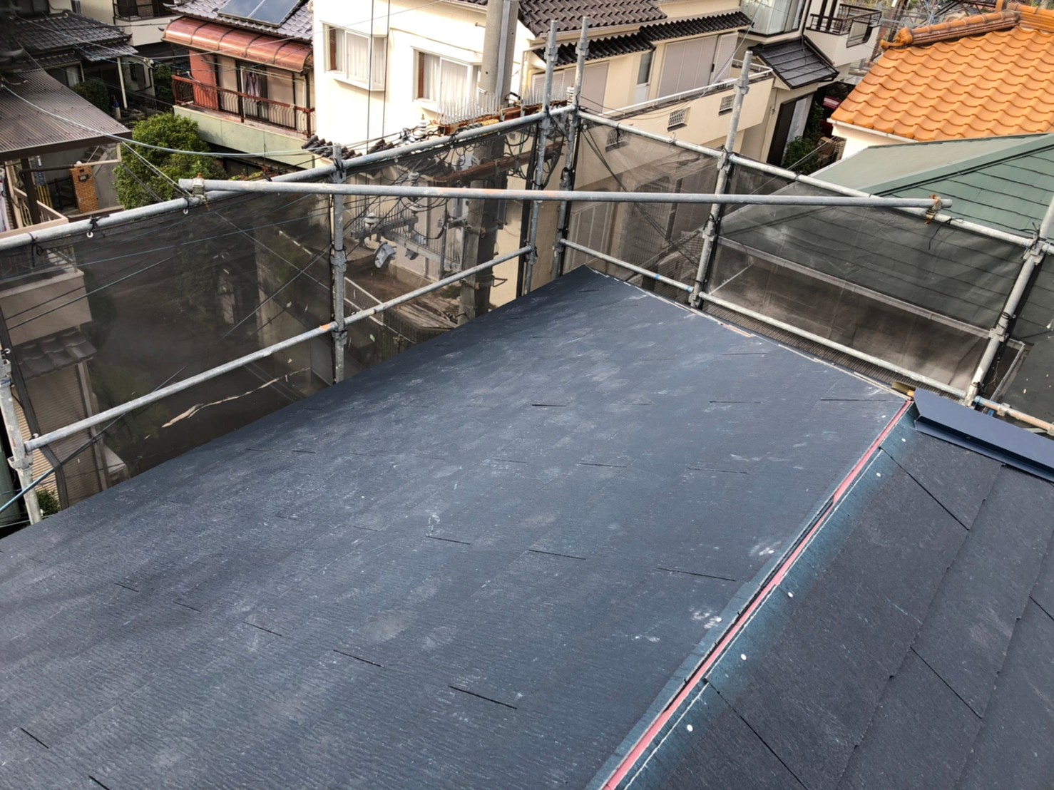 コロニアルクワッド葺き替え